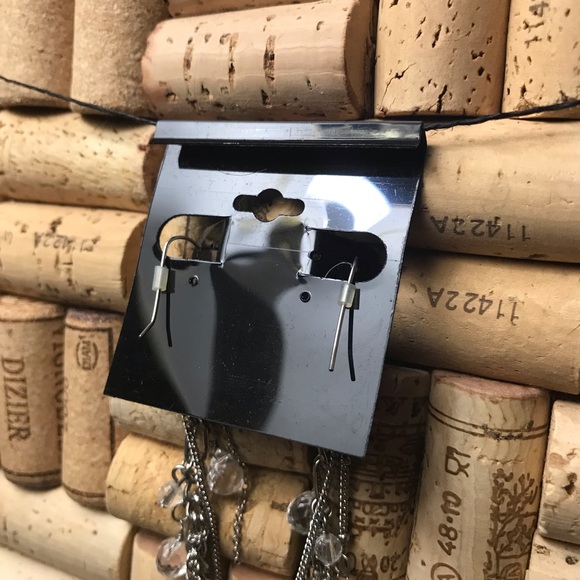 Silver Waterfall Earrings - Picture 5 of 5